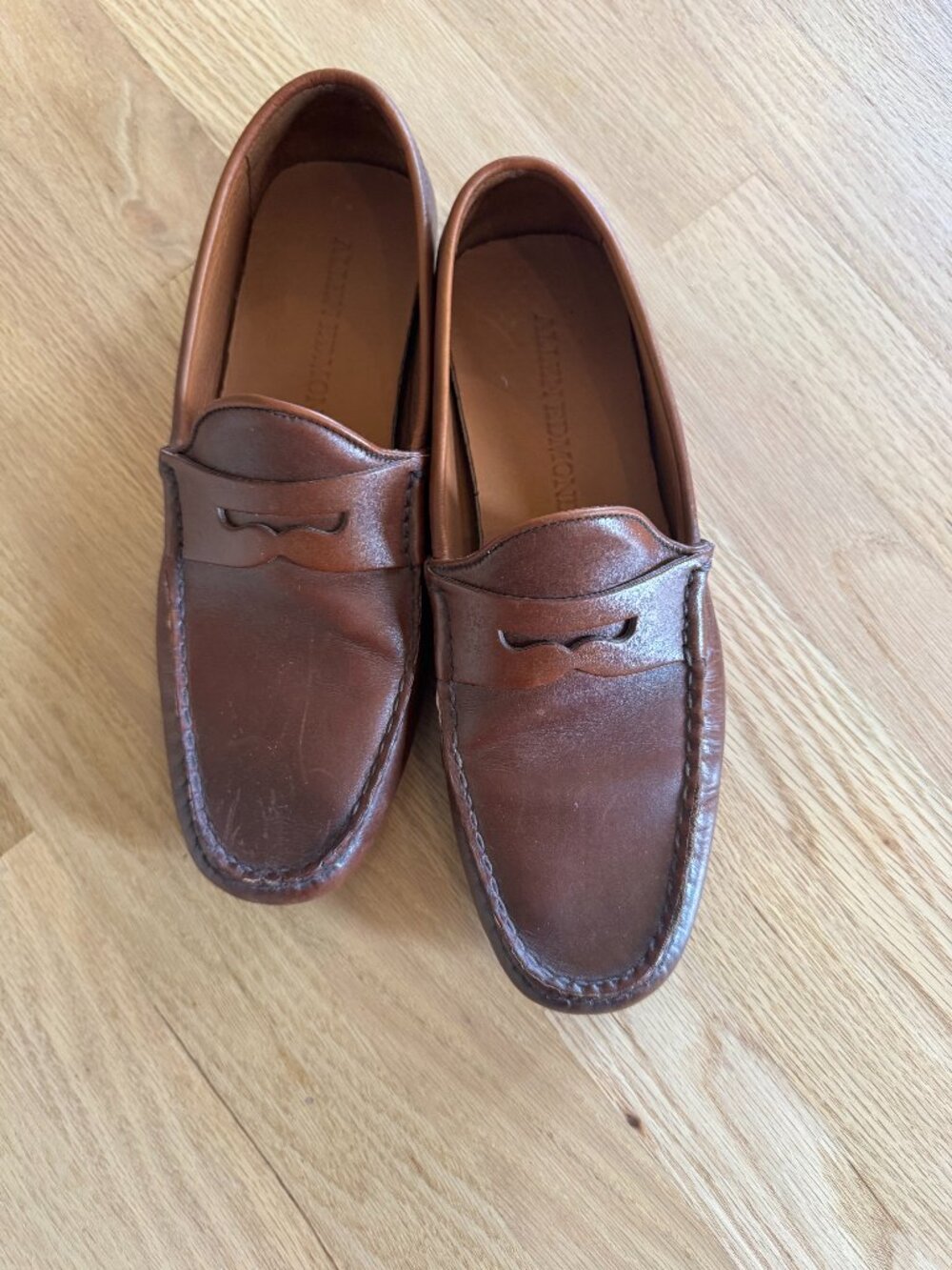 Allen Edmonds Men's Brown Leather Loafers – Size 9.5